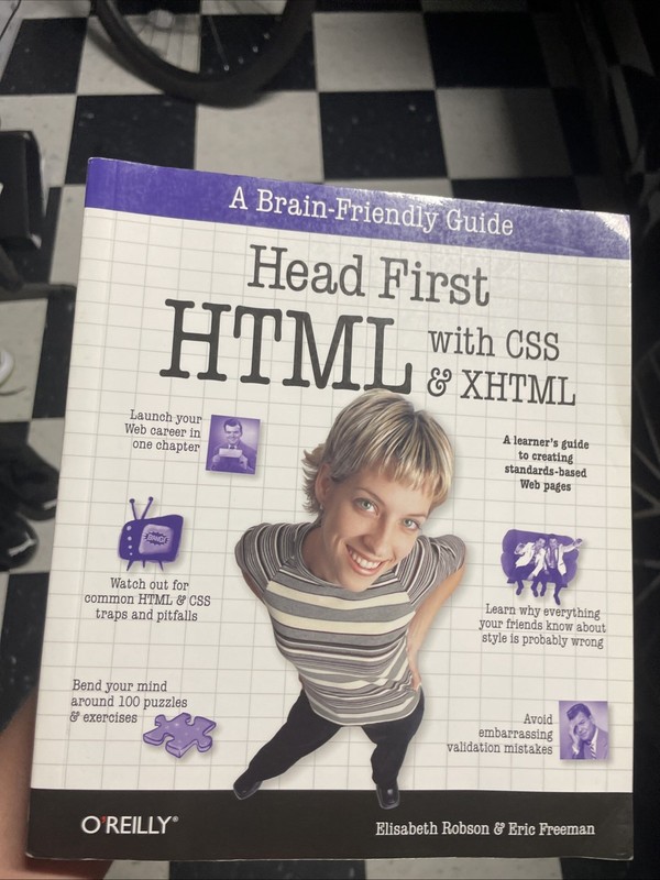 Head First HTML with CSS and XHTML by Elisabeth Robson and Eric Freeman (2005)