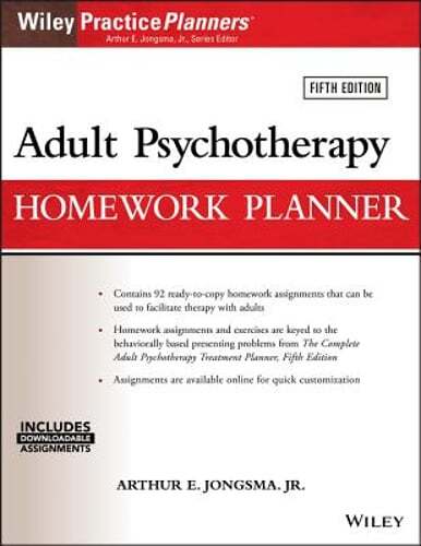 Adult Psychotherapy Homework Planner by David J Berghuis: Used