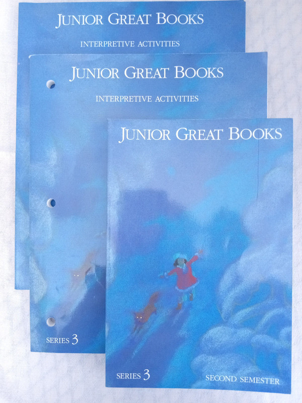 Jr. Great Books LOT Series 3 : 1st & 2nd Semester Workbook AND 1st Semester TEXT