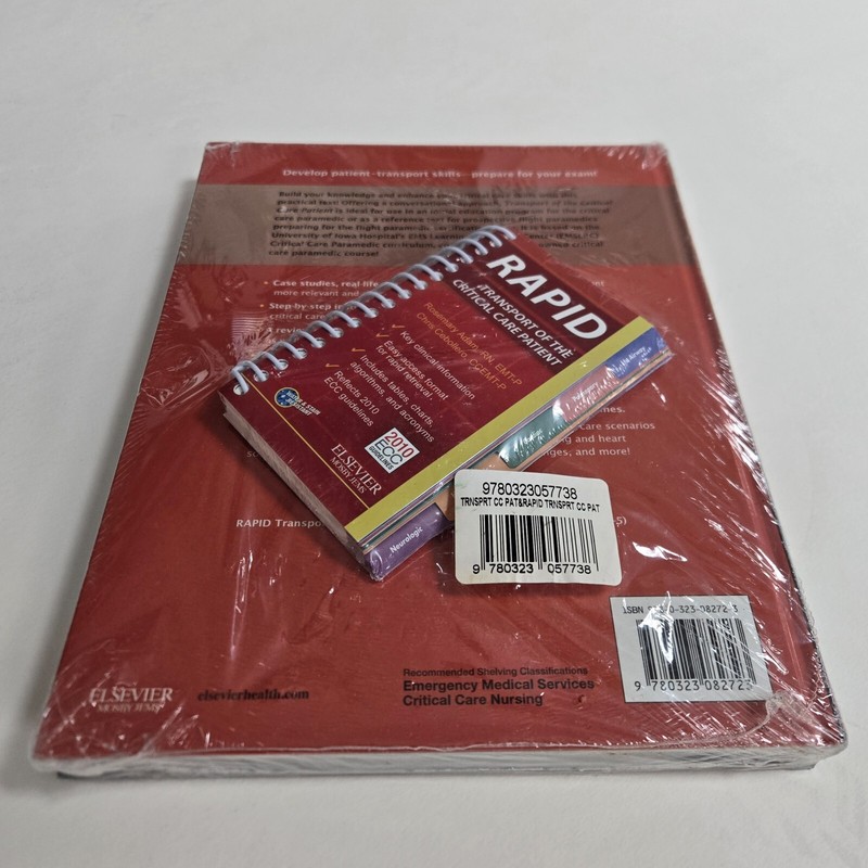 Transport Of The Critical Care Patient + RAPID Transport~ Rosemary Adam ~SEALED! gallery