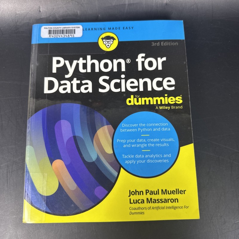Python for Data Science For Dummies (For Dummies (Computer/tech))