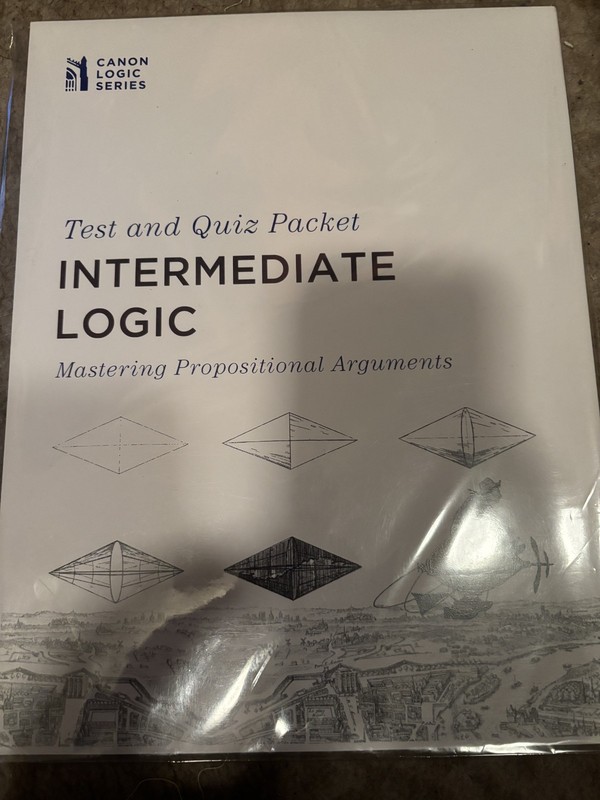 Canon Press Intermediate Logic Test and Quiz Packet