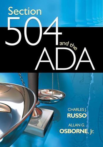 Section 504 and the ADA, Paperback by Russo, Charles J.; Osborne, Allan G., J…
