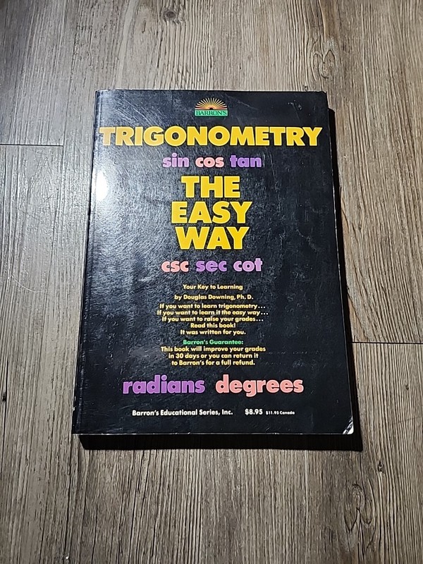 Trigonometry The Easy Way By Downing, Ph. D Paperback 1984