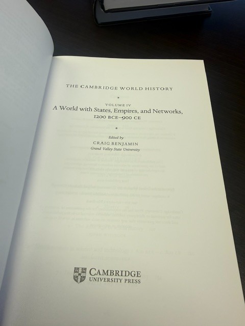 The Cambridge World History 3 Book Lot 1750-Present (Vol I/II) & 1200BCE-900CE gallery