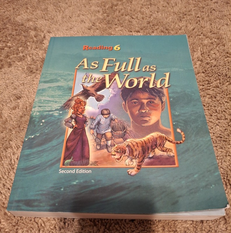 As Full as the World: Reading 6 BJU Press, 6th Grade (2 Books In Lot*)