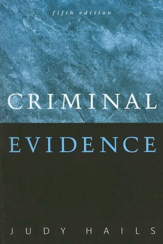 Criminal Evidence by Judy Hails