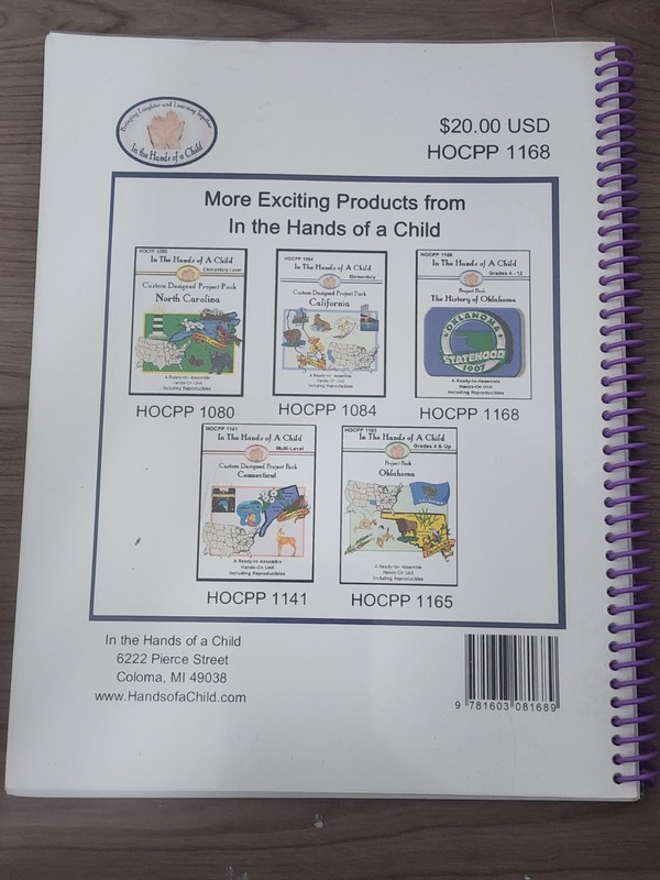 🕮 A8~In The Hands of a Child PROJECT PACK THE HISTORY OF OKLAHOMA Grades 4-12 gallery