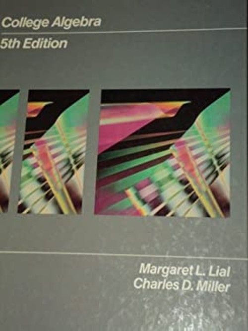 College Algebra Compact Disc Margaret L., Miller, Charles D. Lial
