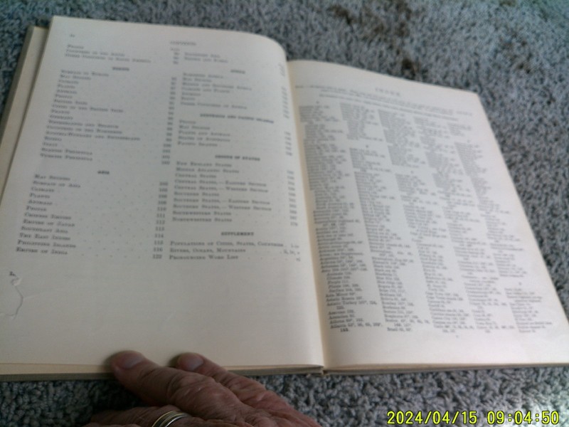 FRYE'S FIRST STEPS IN GEOGRAPHY. Part 2. 1st ed. 1906. Ex-Town of Oakland gallery