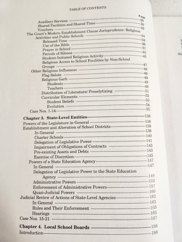 Reutter's The Law of Public Education FIFTH Edition HC EUC FREE Shipping gallery