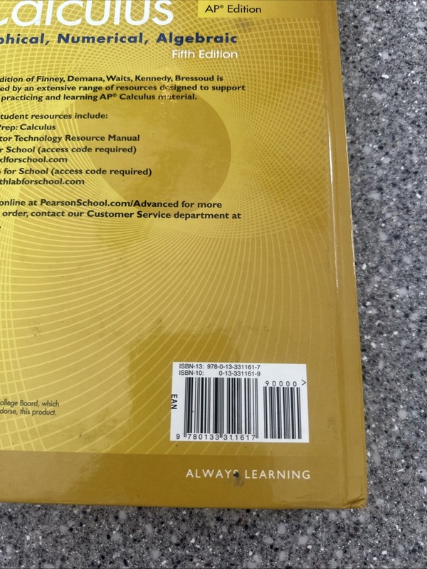 Advanced Placement Calculus 2016 Gra..., Finney, Ross L gallery