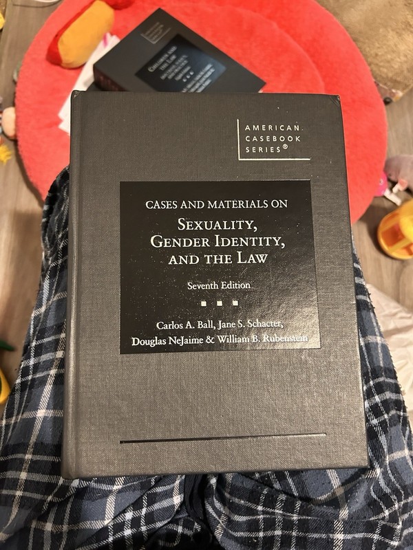 Sexuality, Gender Identity & the Law by Ball, Schacter, NeJaime Rubinstein. 7 ed