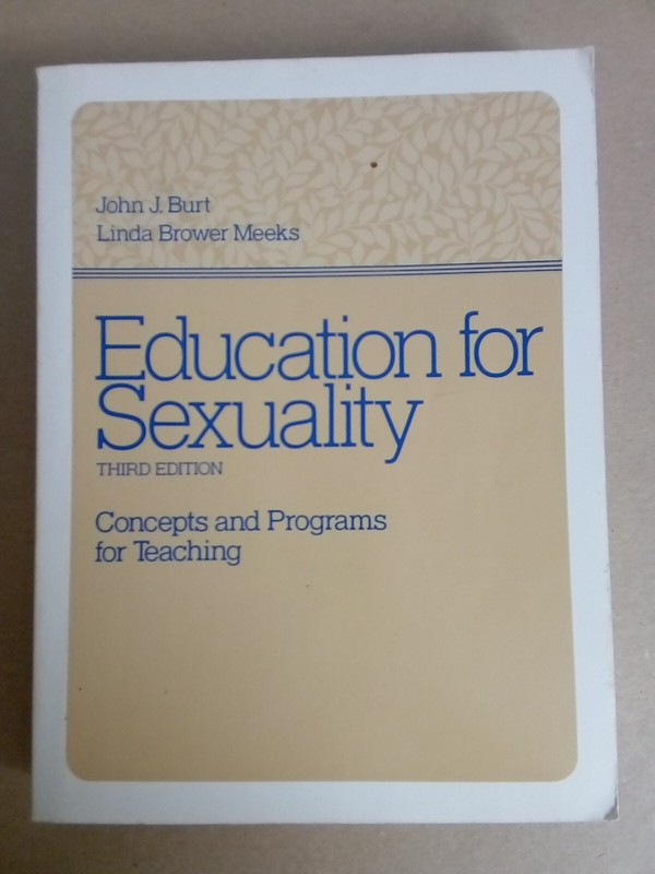 Education for Sexuality: Concepts and Programs for Teaching Subsequent Edition b