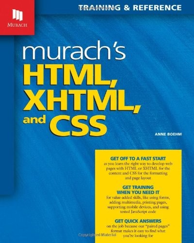 Murachs HTML, XHTML CSS (We – ACCEPTABLE