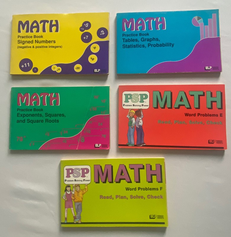 ELP Essential Learning Products Math Problem Solving Power Sharon Schwartz Books