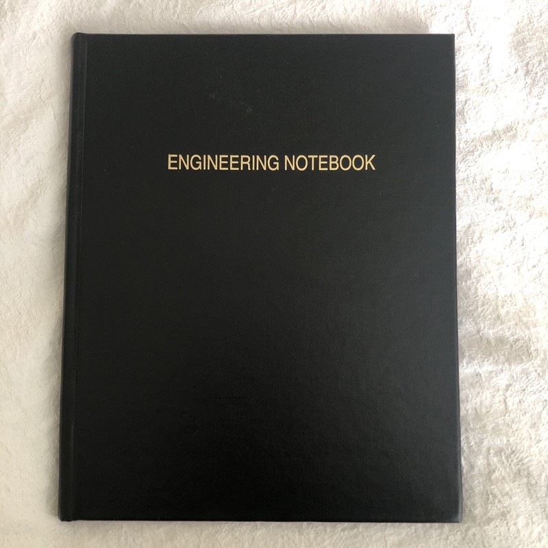Bookfactory Project Design Engineering Notebook 92 Pages .25" Lab Grid Brand New gallery