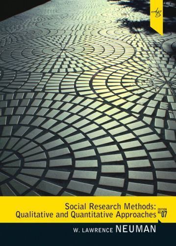 Social Research Methods: Qualitative a- 0205615961, hardcover, W Lawrence Neuman