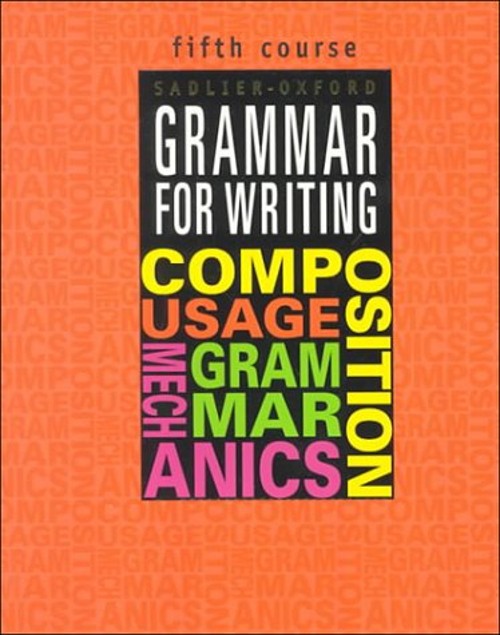 Grammar for Writing, Fifth Course Paperback