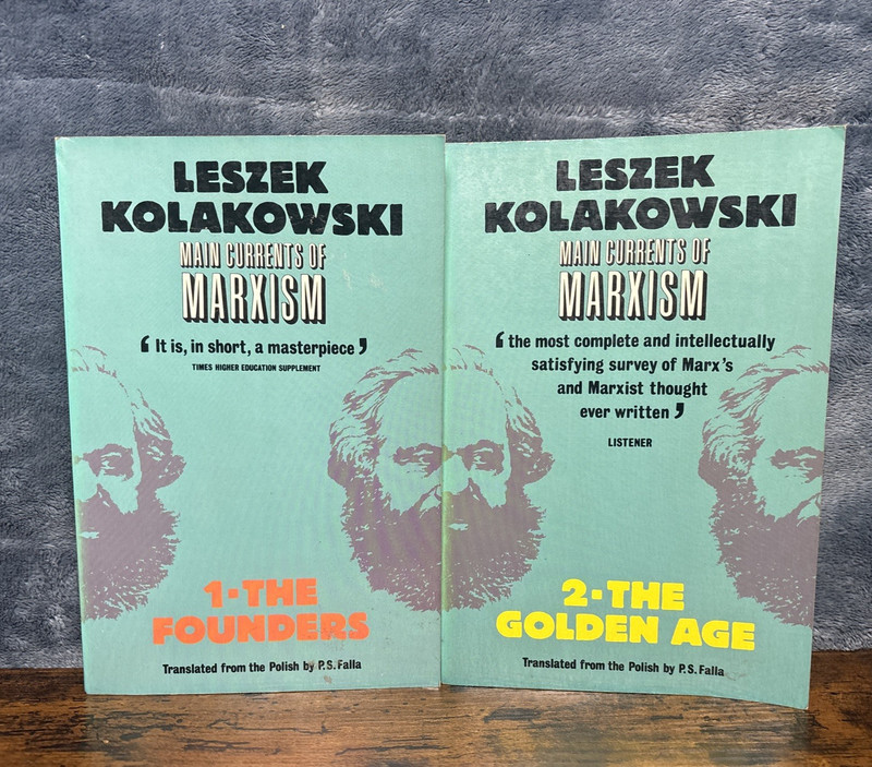 Main Currents of Marxism Vol. 1 The Founders & Vol 2 Golden Age Oxford PB