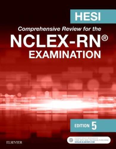 HESI Comprehensive Review for the NCLEX-RN Examination, 5e By HESI – VERY GOOD