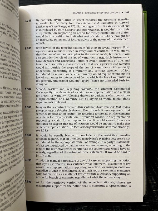 Manual of Style for Contract Drafting 4th Edition by Adams 2018 Hrdbk Like New Y gallery