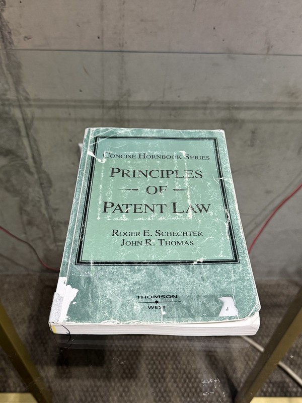 Concise Hornbook Ser.: Principles of Patent Law by John R. Thomas and Roger…