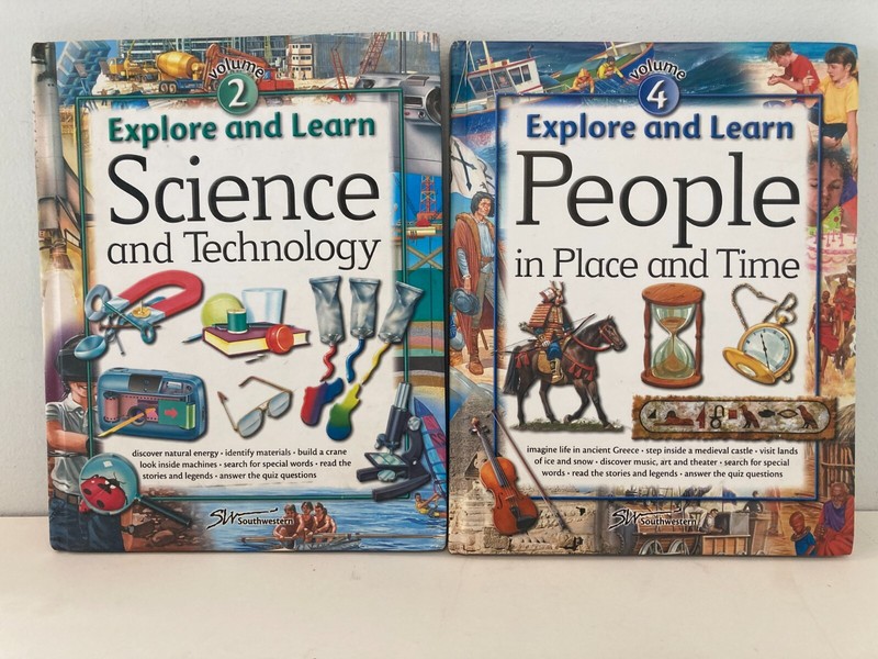 Explore and Learn Volumes 2 & 4 People in Place & Time/Science and Technology