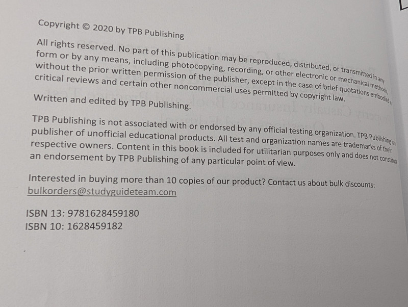 Property and Casualty Insurance License - Paperback, by Publishing TPB gallery