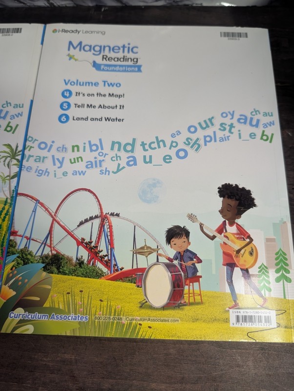 2 Book Set I-Ready Learning Magnetic Reading Foundations Grade 2 V.1 and V.2 gallery