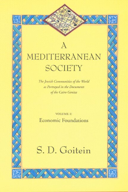 A Mediterranean Society, Volume I: The Jewish Communities Of The Arab World…