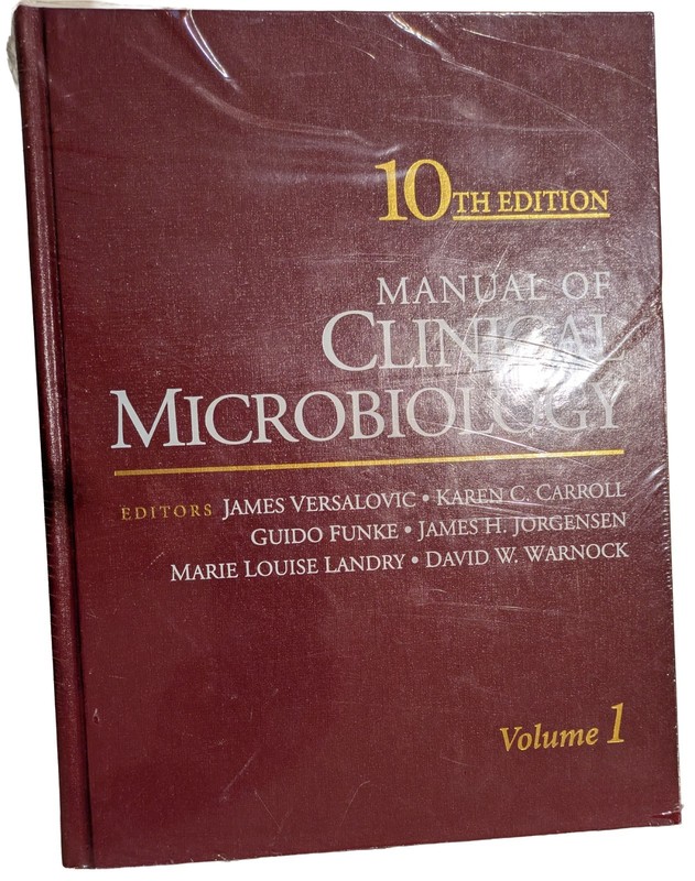 Manual of Clinical Microbiology, 10th Edition 2 Volume Set – NEW in Cellophane