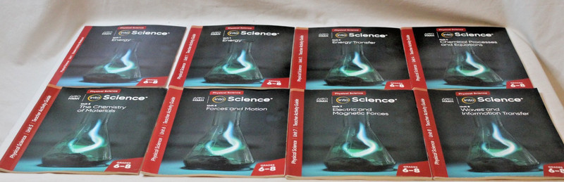 HMH Into Science Physical Science Grades 6-8 Teacher Activity Guides 1-2 & 4-8