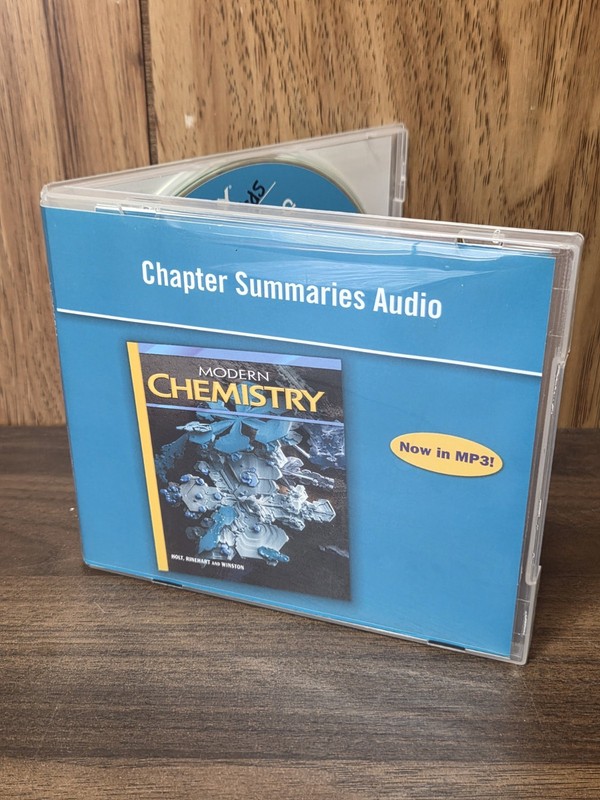 Modern Chemistry Chapter Summaries Audio CD-ROM by Holt Rinehart & Winston