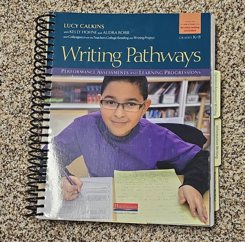 Writing Pathways Spiral Lucy Calkins Hohne Robb Heinemann Grades K-8