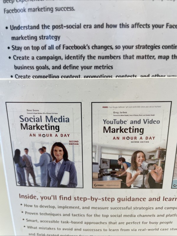Social Media Marketing 2nd Ed An Hour a Day Collection New Factory Sealed Sybex gallery