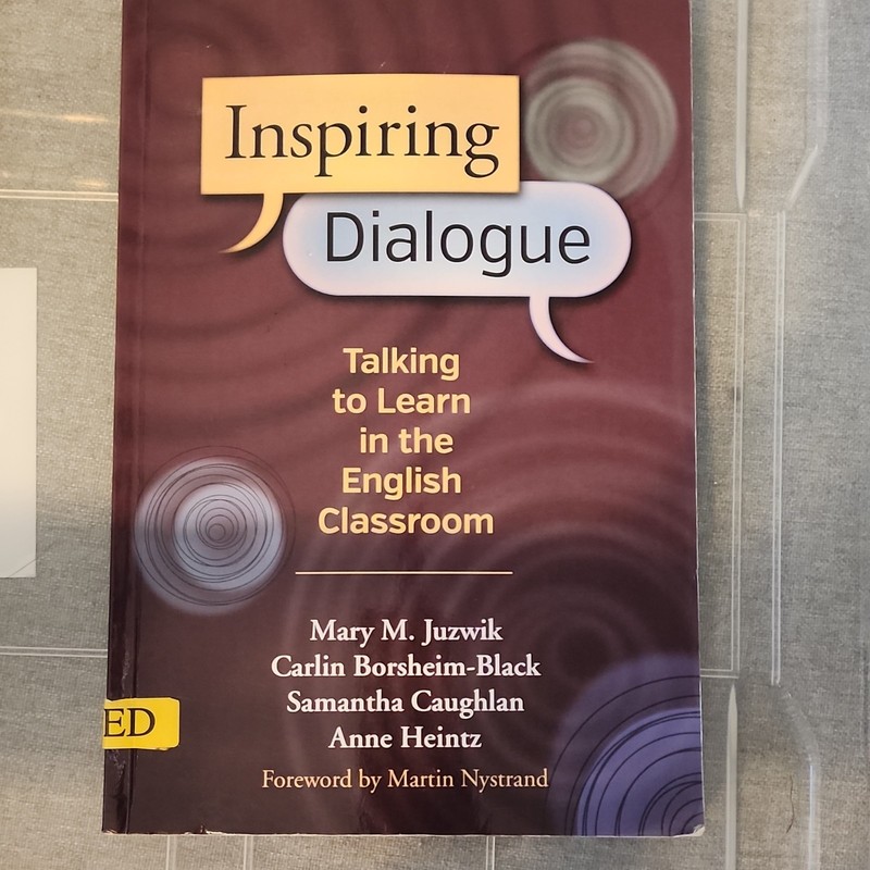 Teachers College Press Inspiring Dialogue English Classroom Paperback by Juzwik