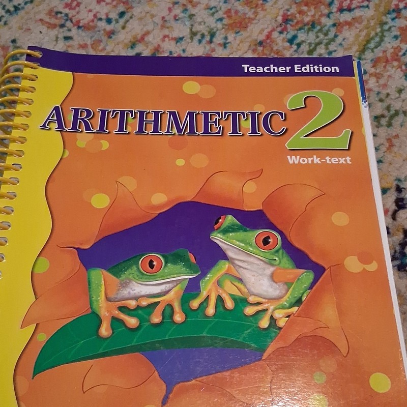 Abeka Arithmetic 2 Teacher’s Edition Work-Text Ring/Wire Bound Math Textbook