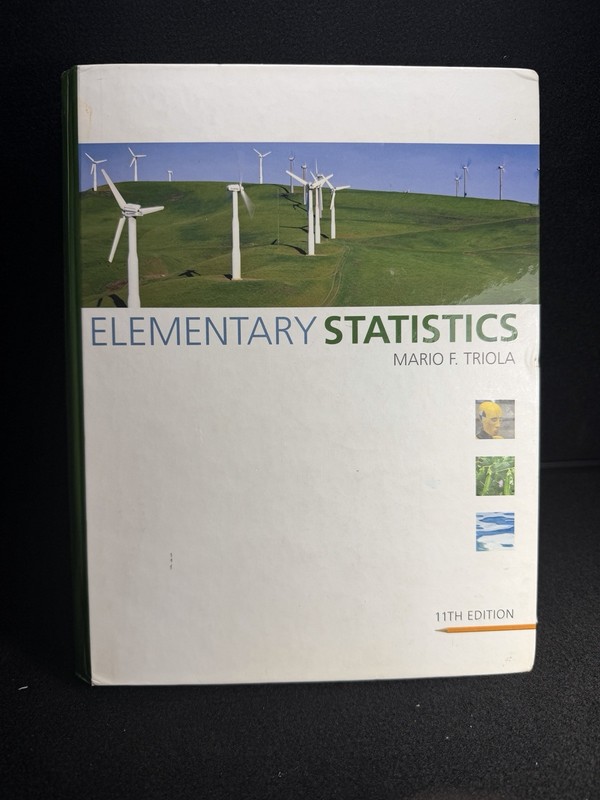 Elementary Statistics (11th Edition) - Hardcover By Triola, Mario F. - GOOD w/CD