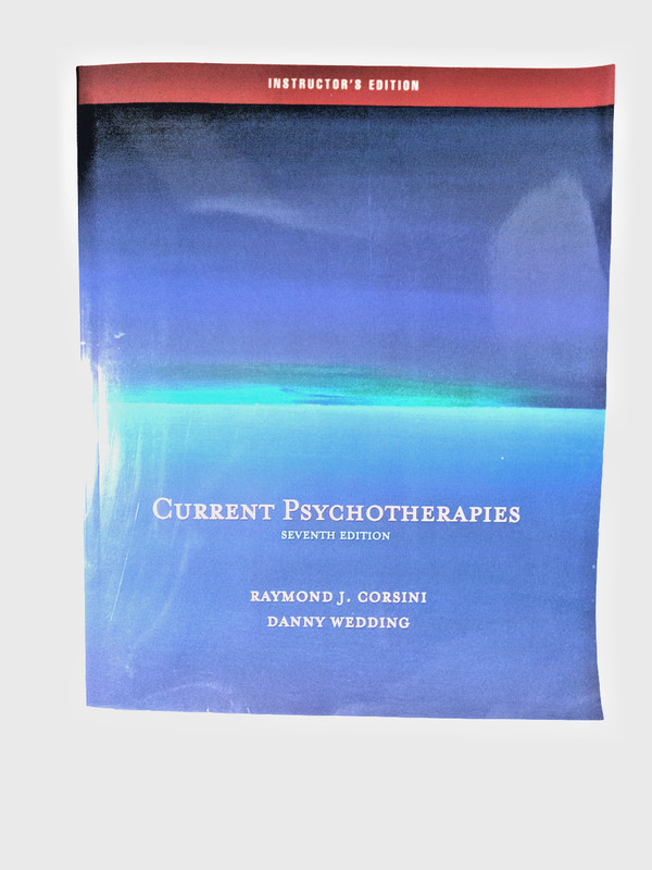 Current Psychotherapies seventh edition – Paperback (9 1/2″ x 8″ x 3/4″= 2 lbs)