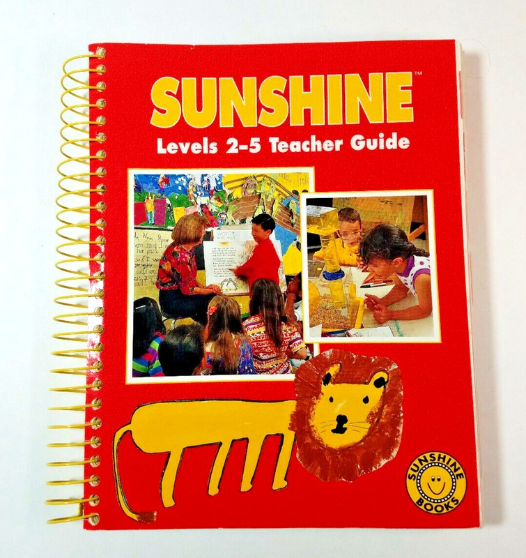 Sunshine Levels 2-5 Teacher Guide 1994 Sunshine Books Homeschooling