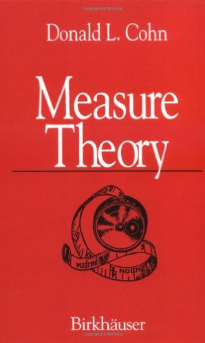 MEASURE THEORY By Donald L. Cohn – Hardcover