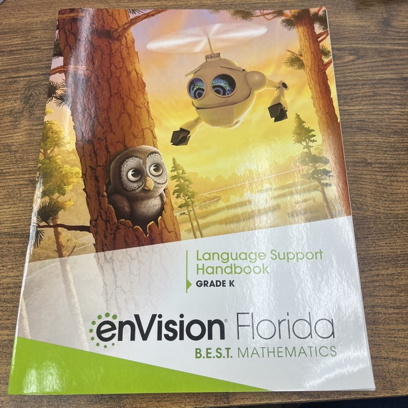 enVision Florida B.E.S.T. Grade K Math Language Support Handbook 2023 Teaching