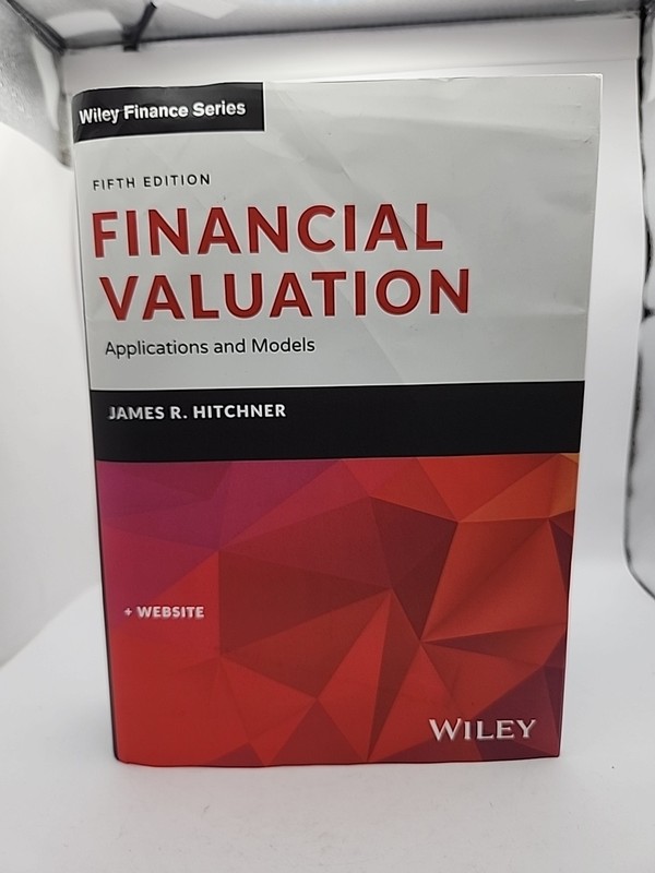NEW Financial Valuation Applications & Models Hardcover Book Wiley Finance Serie