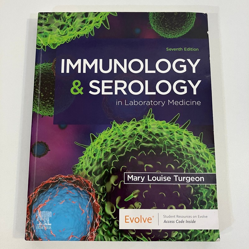 Immunology & Serology in Laboratory Medicine by Turgeon 7th Ed 2022 TPB & Code