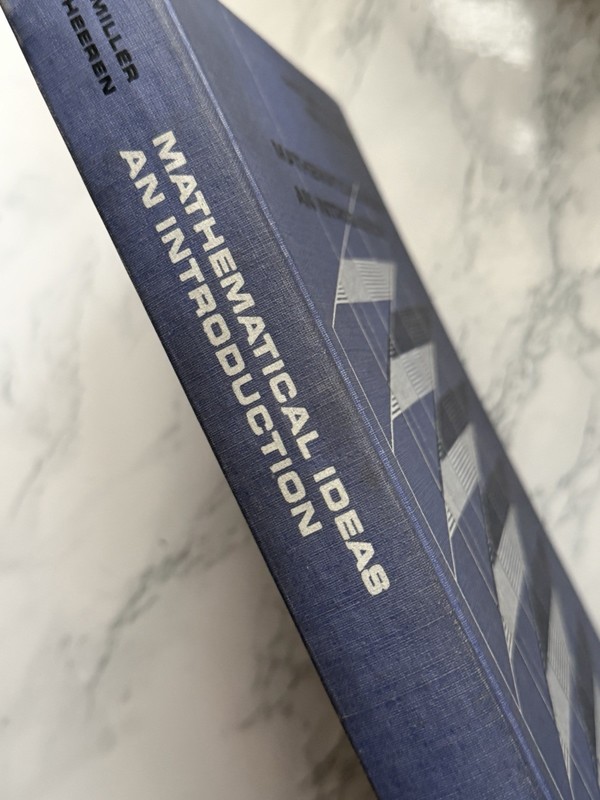 Mathematical Ideas: An Introduction by Vern E. Heeren and Charles Miller (1969) gallery