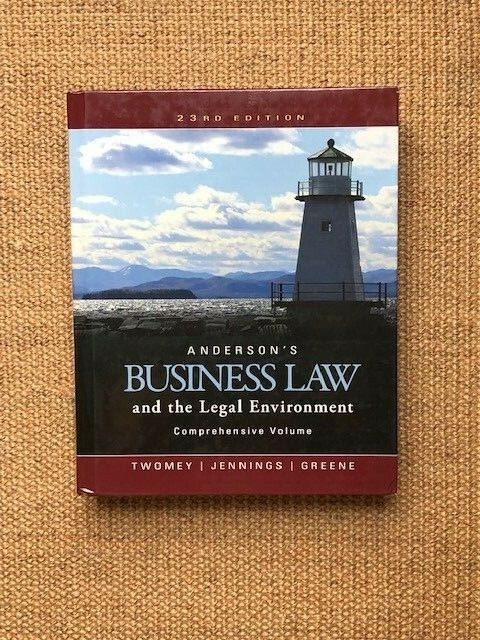 Anderson’s Business Law and the Legal Environment, Comprehensive Volume (NEW)