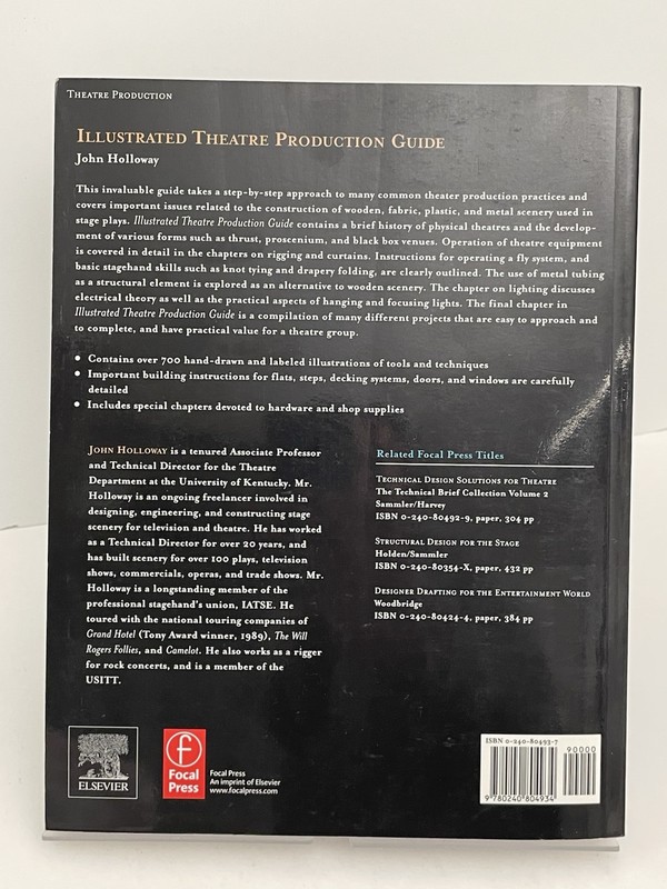 Illustrated Theatre Production Guide by John Holloway Focal Press TPB gallery