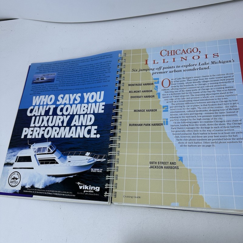 Lakeland Boating Ports O' Call Lake Michigan Spiral Soft Cover 1995 Cruising gallery