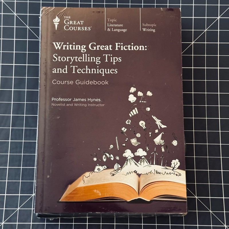 Writing Great Fiction – James Hynes Great Courses DVD Guidebook new / sealed